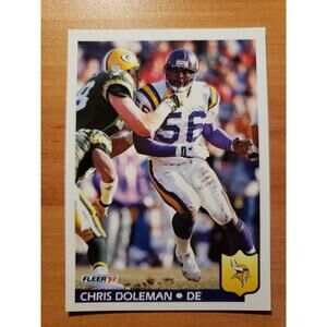 Chris Doleman 1992 Fleer #243 - Minnesota Vikings - NFL - Fresh Pull